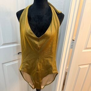 Linda Lundström Gold Swimwear – Size M-L